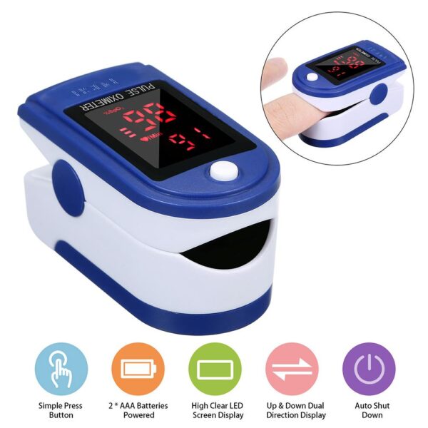 Fingertip Pulse Oximeter – Oxygen & Pulse Rate Monitor