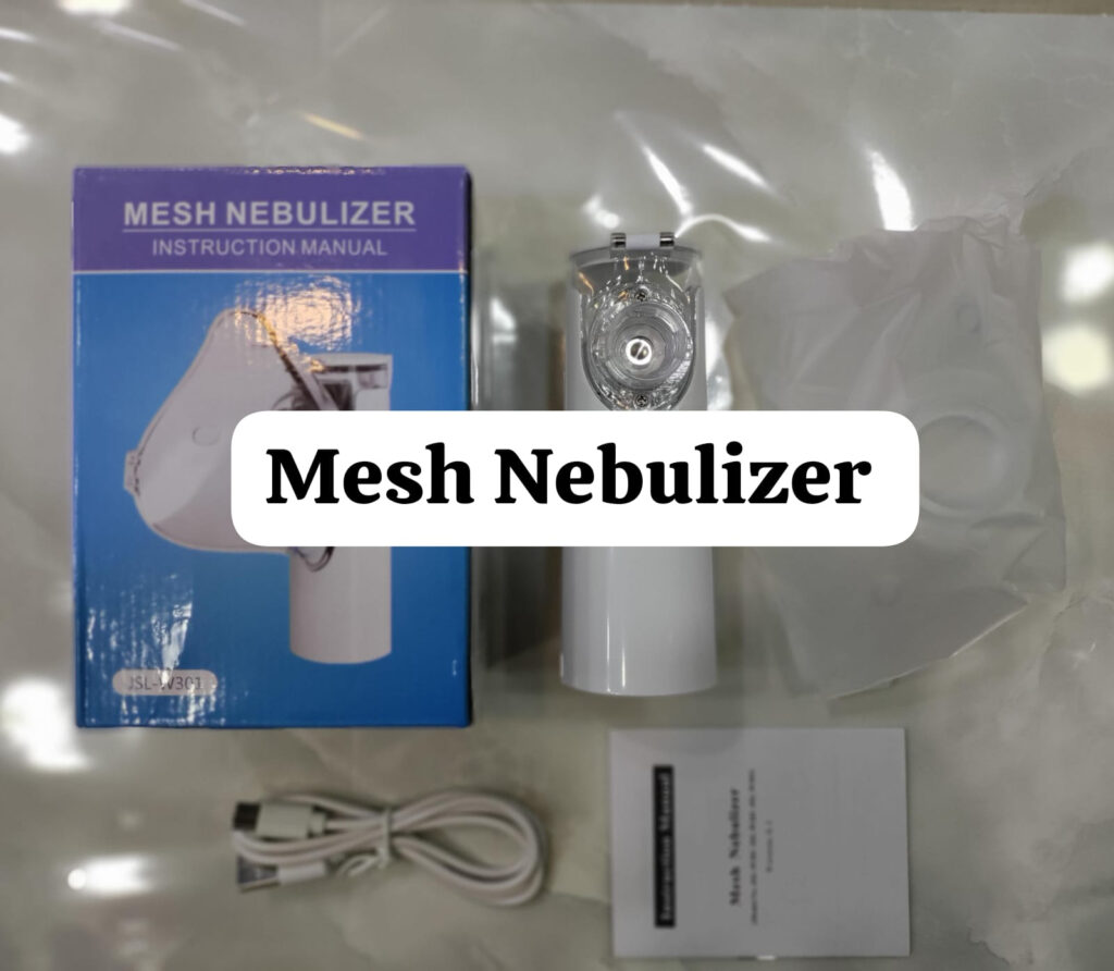 Portable Mesh Nebulizer – Rechargeable, Quiet, Kids & Adults